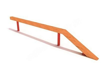 Бревно - бум, 3,5х0,12х0,6 м