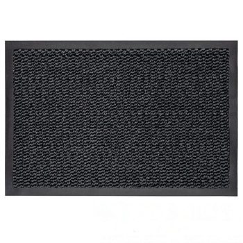 Коврик придверный ИЗНОСОСТОЙКИЙ влаговпитывающий, 60х90 см, ТАФТИНГ, СЕРЫЙ, LAIMA EXPERT, 606883, С30Т0609