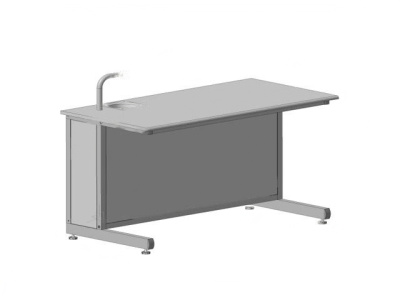 Стол демонстрационный с сантехникой, керамическая поверхность