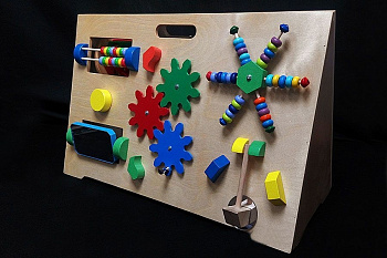 Двухсторонняя тактильная Панель детская Звездочка