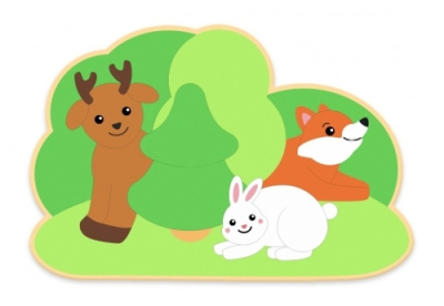 Настенная декорация Лесные жители