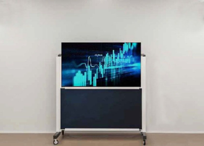 Мобильный презентационный комплекс с подъемной доской (диагональ 86")