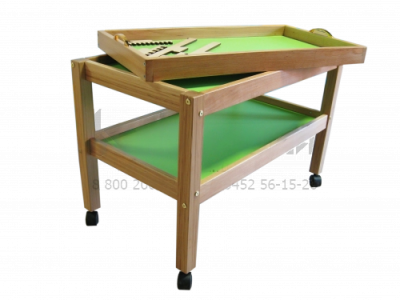 Стол мобильный для работы с песком