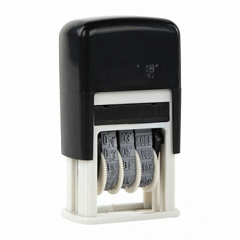 Датер-мини месяц цифрами, оттиск 20х3,8 мм синий, GRM 4810 BANK, 124131001