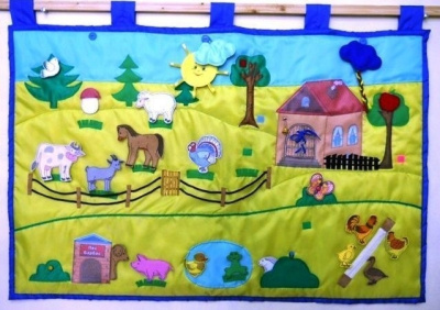 Развивающий коврик "Домашние животные"