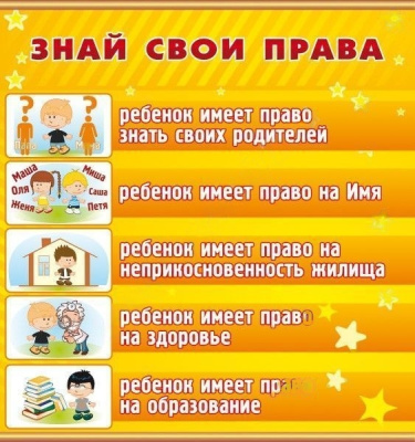 Стенд Знай свои права, 0,8х0,9 м