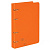 Тетрадь на кольцах А5 160х215 мм, 80 л., пластик, клетка, BRAUBERG, "Оранжевый", 403253
