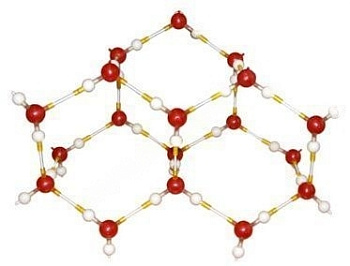 Модель "Кристаллическая решетка льда" (демонстрационная)