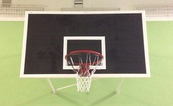 Ферма баскетбольная с щитом, кольцом, сеткой