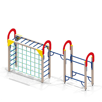 Детский спортивный комплекс №28, 5190х1550 мм
