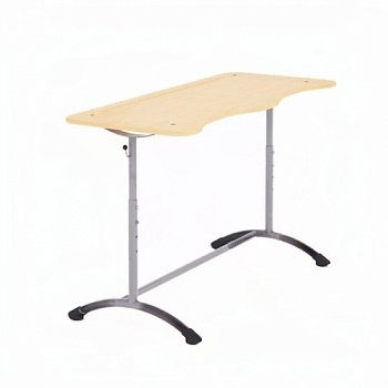 Парта двухместная регулируемая Экстра 2Р (МДФ, Бук натуральный матовый)