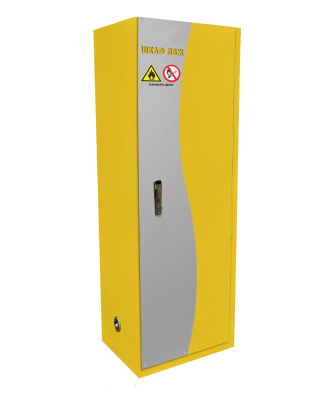 Шкаф для хранения химических реактивов огнеупорный ЛВЖ, 1670х590х450 мм (огнестойкость 10 мин)