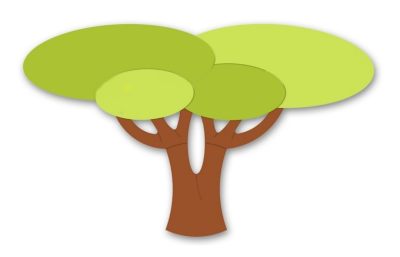 Настенная декорация Дерево, 2160х1310 мм