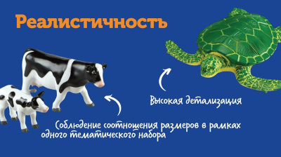 Комплект Большие игровые фигурки животных