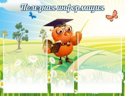 Стенд Полезная информация, 0,65*0,5м