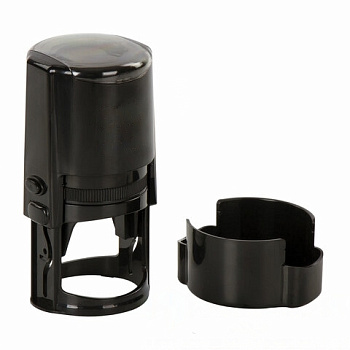 Оснастка для печатей, оттиск D=42 мм, синий, GRM 46042 Hummer, корпус черный, крышка, подушка, 121500200