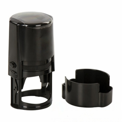 Оснастка для печатей, оттиск D=42 мм, синий, GRM 46042 Hummer, корпус черный, крышка, подушка, 121500200