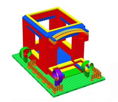 Готовое решение конструктор большой Домик-2, 87х108х158 см
