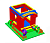 Готовое решение конструктор большой Домик-2, 87х108х158 см