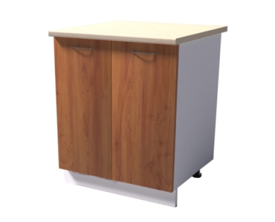 Тумба для кухонного гарнитура с полкой, 2 двери, 800х600х820 мм