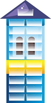 Стенд Домик, 0,4*0,8м