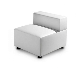 Одноместная секция без подлокотников Цицерон, 700х700х655 мм