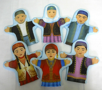 Набор кукол Татарская семья, 6 шт.