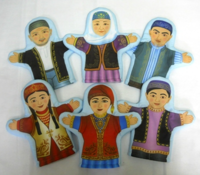 Набор кукол Татарская семья, 6 шт.