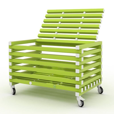 Корзина для бассейна (с крышкой)