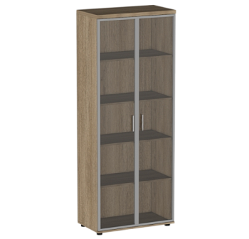 Шкаф Статус прозрачное стекло 770х420х1970 мм