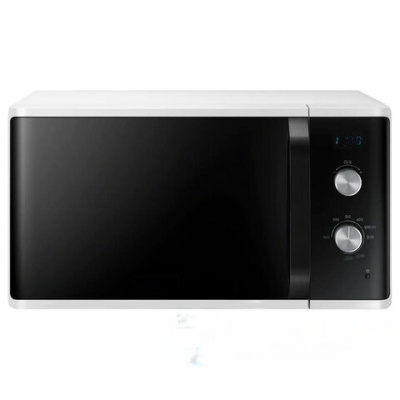 Микроволновая печь SAMSUNG MG23K3614AW/BW, объем 23 л, мощность 800 Вт, механическое управление, гриль, белая