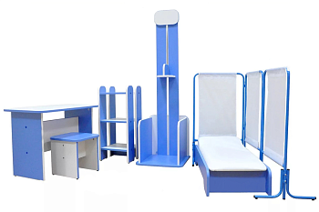 Набор игровой мебели Поликлиника (с ширмой)