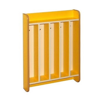 Вешалка для детских полотенец настенная на 5 ячеек