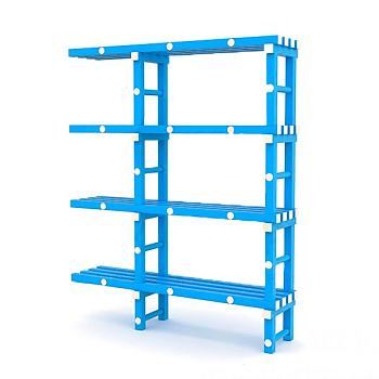 Стеллаж для бассейна (с выступом)