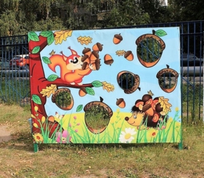 Баннер для метания Белочка, 1500х2000 мм