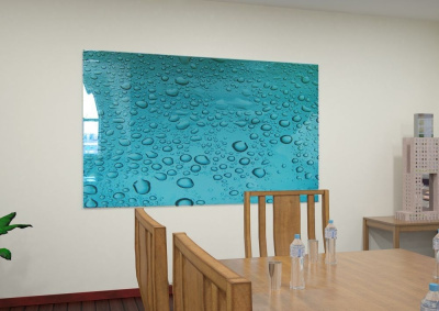 Стеклянная магнитно-маркерная доска Logo с нанесением изображения