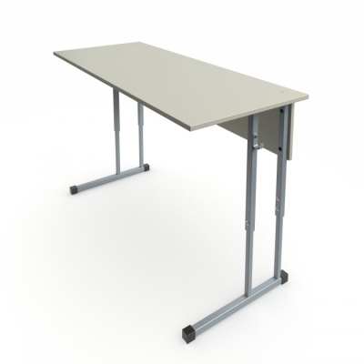 Стол ученический Стандарт 2-местный регулируемый (ЛДСП) прям.