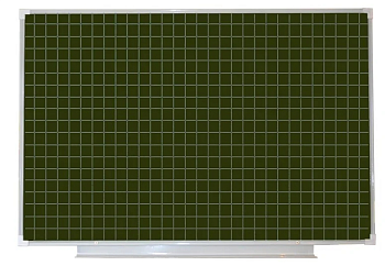 Доска 1-элементная меловая магнитная, клетка 1500х1000 мм