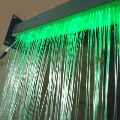 Фибероптический занавес на подвижном карнизе