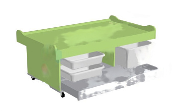 Стол детский игровой 1296х750х571 мм
