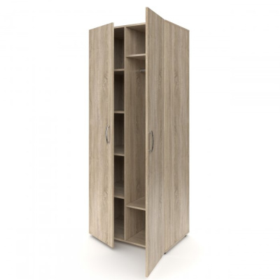 Шкаф для одежды с полками глубокий