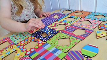 Игровой набор Веселая геометрия (по методике Сегена)