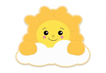 Настенная декорация Веселое солнышко