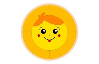 Настенная декорация Большое солнце