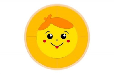 Настенная декорация Большое солнце