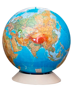 Напольный глобус Физический