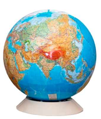 Напольный глобус Физический