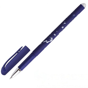 Ручка стираемая гелевая BRUNO VISCONTI, "Музыка", СИНЯЯ, корпус ассорти, узел 0,5 мм, линия письма 0,4 мм, 20-0231