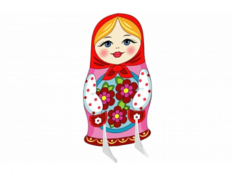 Декорация напольная Матрешка