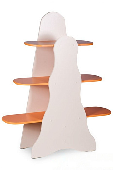 Стеллаж для игрушек и пособий "Елочка" 1000х300х1200 мм